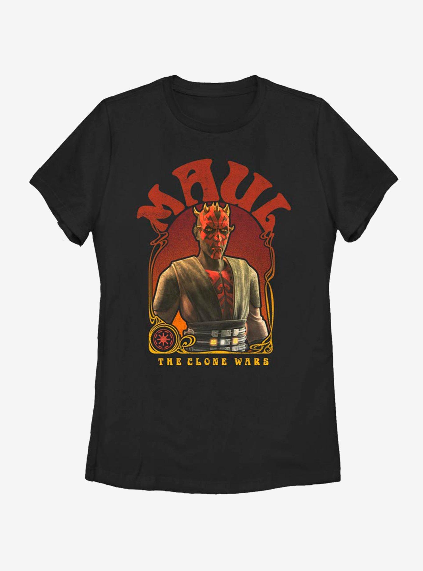 Star Wars: The Clone Wars Maul Nouveau Womens T-Shirt, BLACK, hi-res