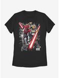 Star Wars: The Clone Wars Sith Brothers Womens T-Shirt, BLACK, hi-res