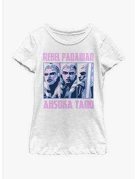 Star Wars: The Clone Wars Ahsoka Rebel Box Up Youth Girls T-Shirt, , hi-res