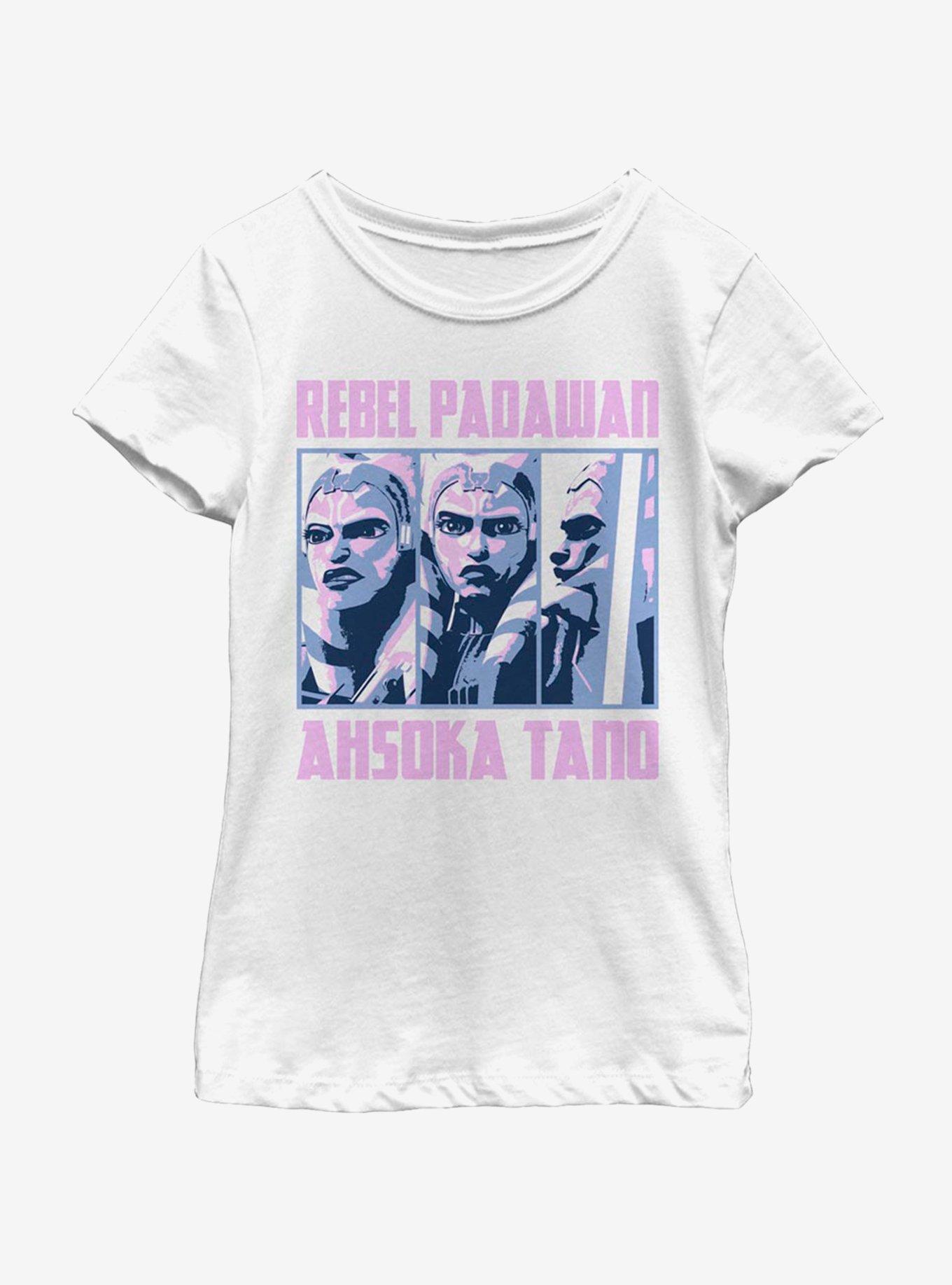 Star Wars: The Clone Wars Ahsoka Rebel Box Up Youth Girls T-Shirt, , hi-res