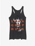 Plus Size Star Wars: The Clone Wars Savage Opress Overlay Womens Tank Top, BLK HTR, hi-res