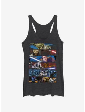 Star Wars: The Clone Wars Face Off Womens Tank Top, , hi-res