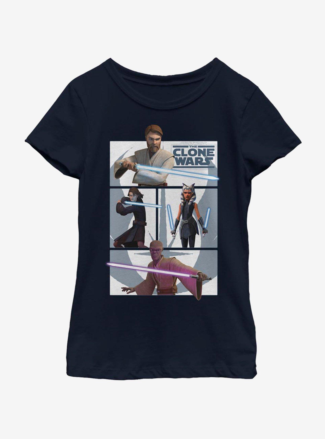 Star Wars: The Clone Wars Ahsoka Heroes Jedi Youth Girls T-Shirt, , hi-res