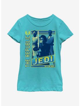Plus Size Star Wars: The Clone Wars Jedi Group Youth Girls T-Shirt, , hi-res