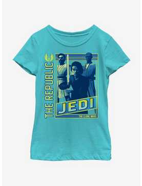 Star Wars: The Clone Wars Jedi Group Youth Girls T-Shirt, , hi-res