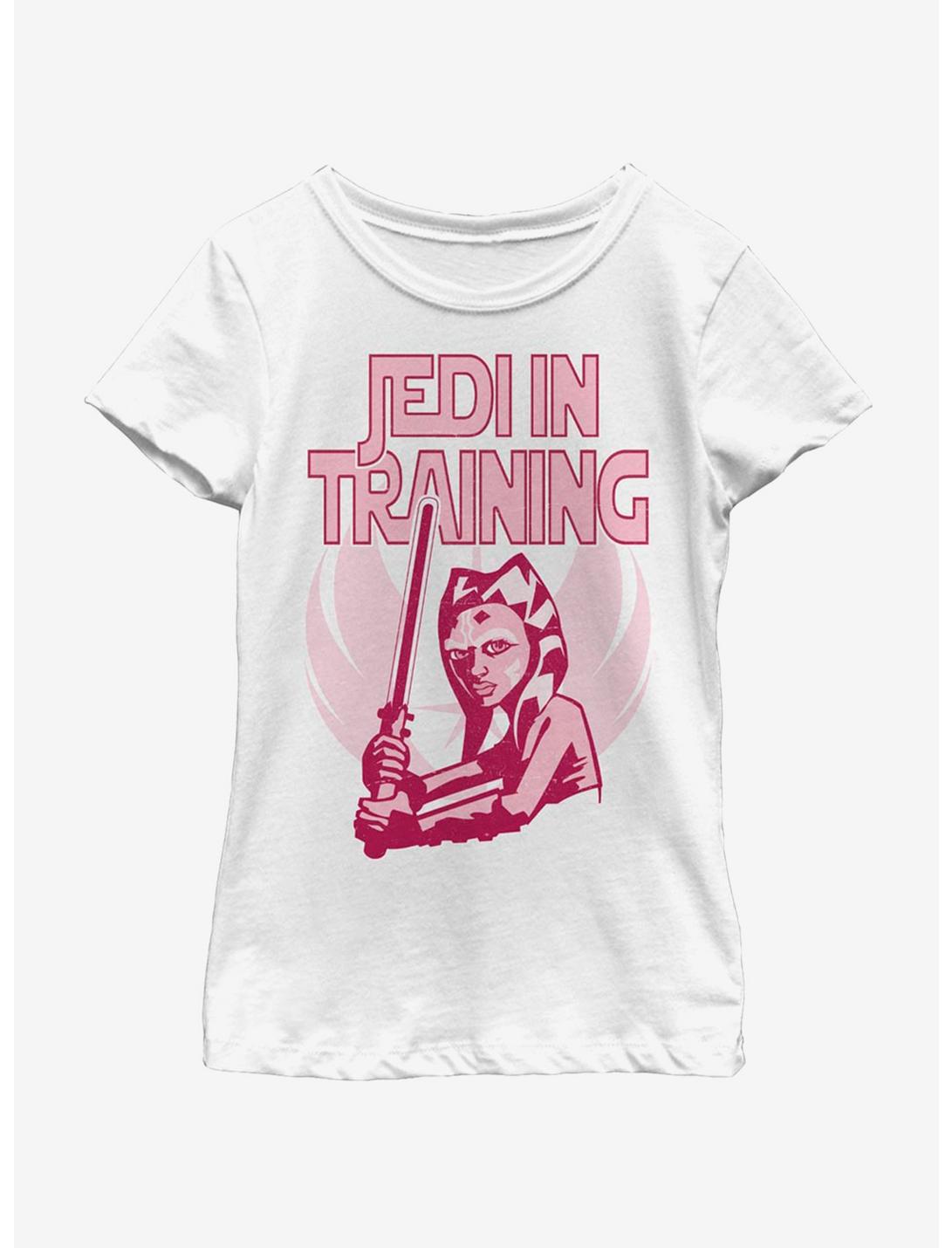 Star Wars: The Clone Wars Ahsoka Jedi In Training Youth Girls T-Shirt, WHITE, hi-res