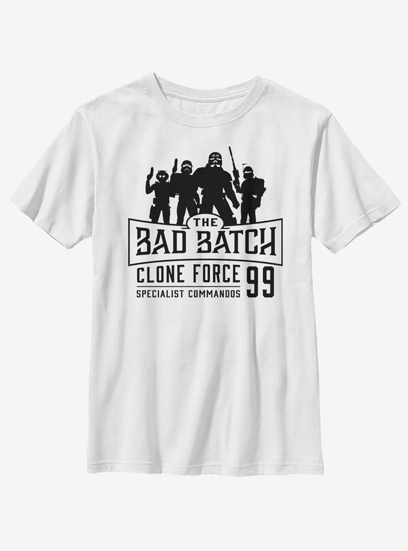 Star Wars: The Clone Wars Bad Batch Emblem Youth T-Shirt, , hi-res