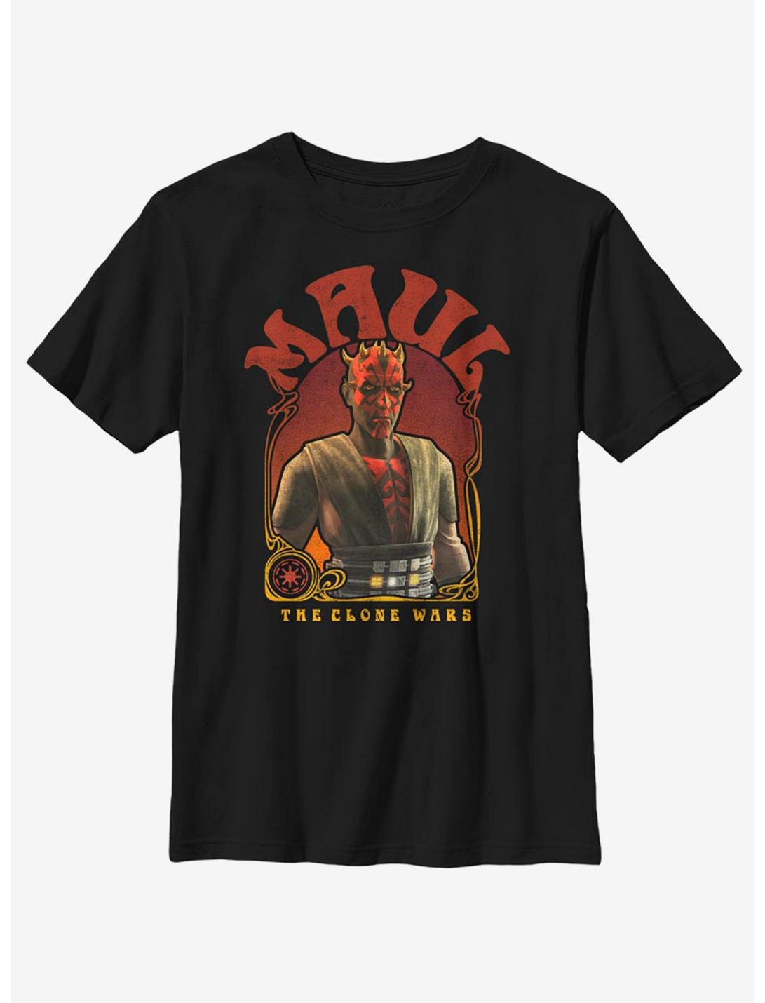 Star Wars: The Clone Wars Maul Nouveau Youth T-Shirt, BLACK, hi-res