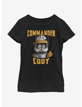 Star Wars: The Clone Wars Commander Cody Helmet Youth Girls T-Shirt, , hi-res