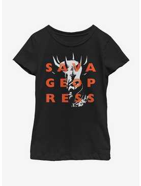 Star Wars: The Clone Wars Savage Opress Overlay Youth Girls T-Shirt, , hi-res