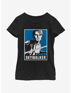 Plus Size Star Wars: The Clone Wars Skywalker Poster Youth Girls T-Shirt, , hi-res