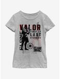 Star Wars: The Clone Wars Valor Troop Youth Girls T-Shirt, ATH HTR, hi-res