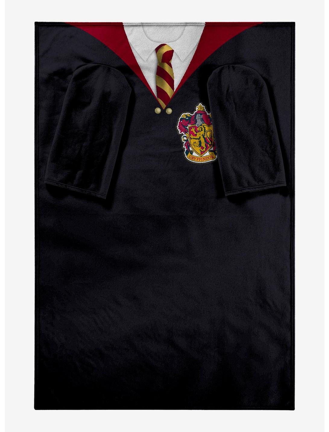 Harry Potter Hogwarts Rules Fleece Blanket With Sleeves, , hi-res