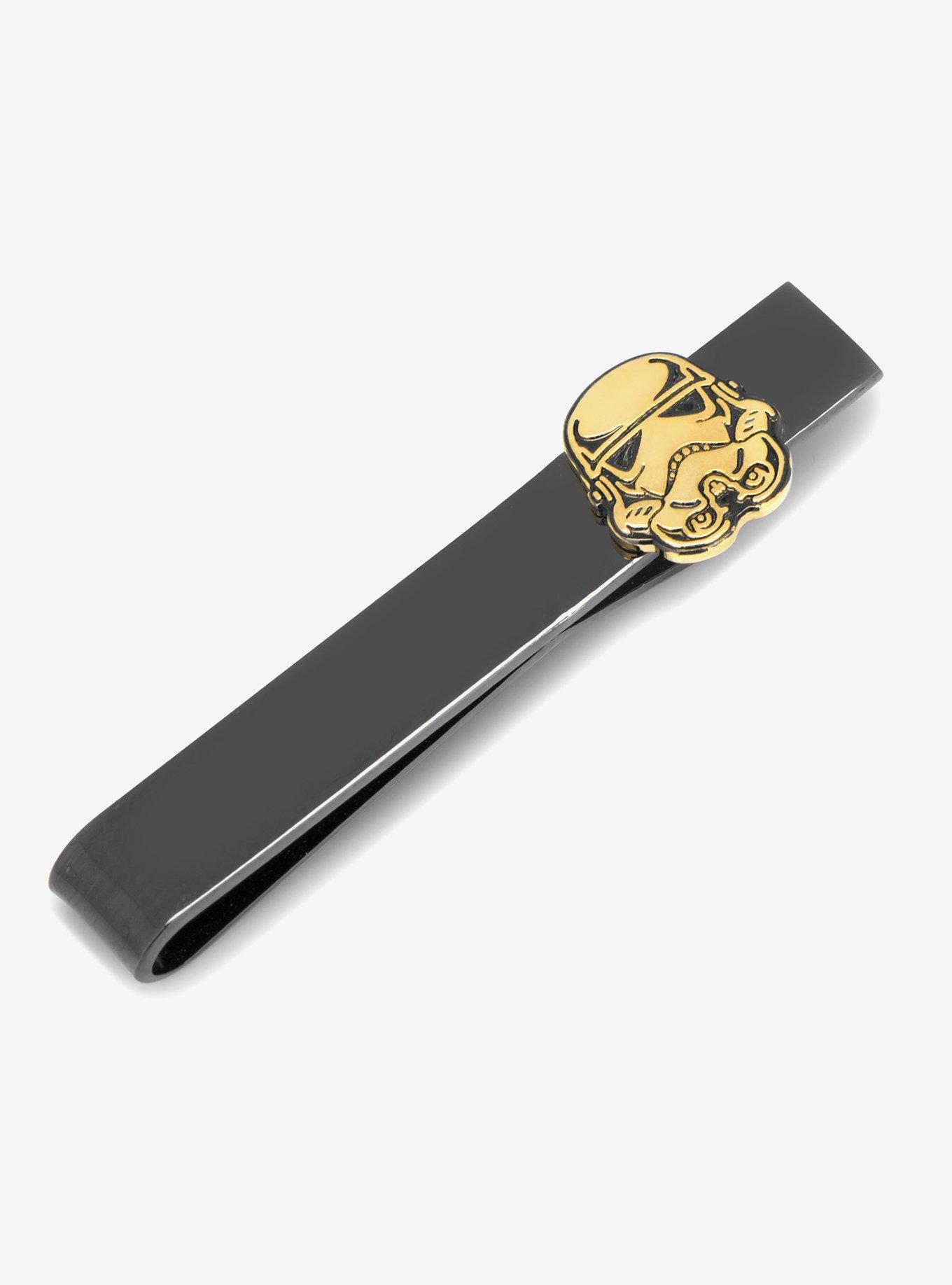Star Wars Black and Gold Stormtrooper Tie Bar, , hi-res