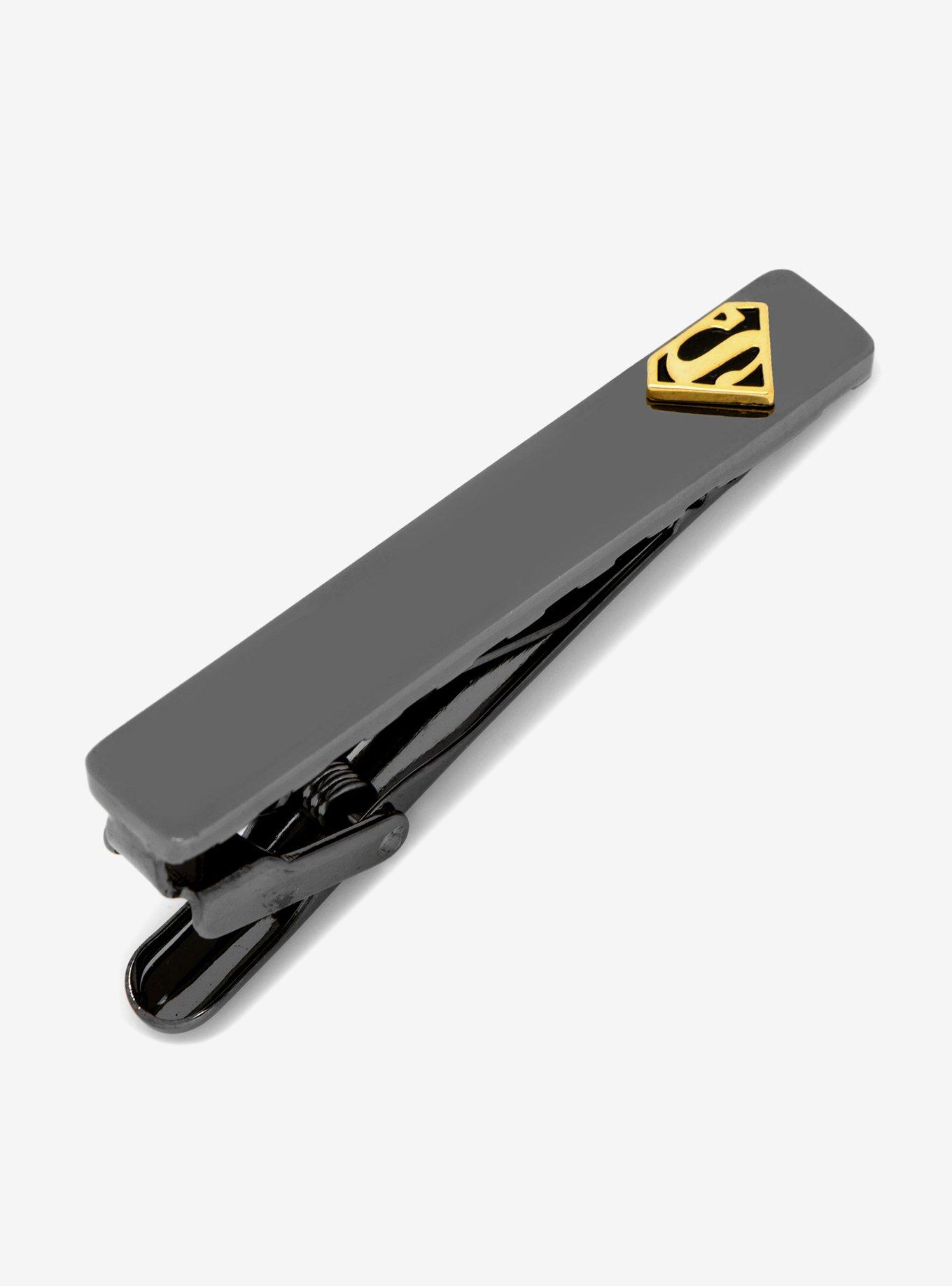 DC Comics Superman Black and Gold Superman Tie Clip, , hi-res