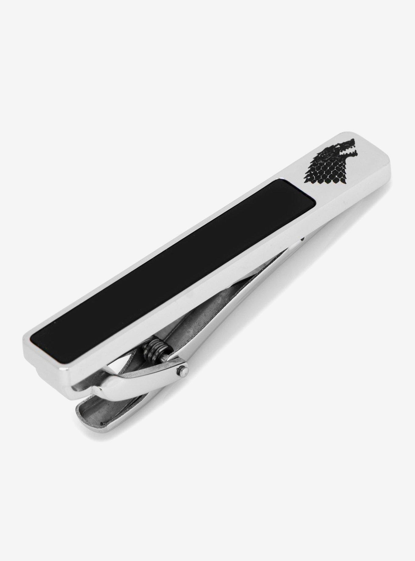 Game of Thrones Stark Onyx Tie Clip, , hi-res