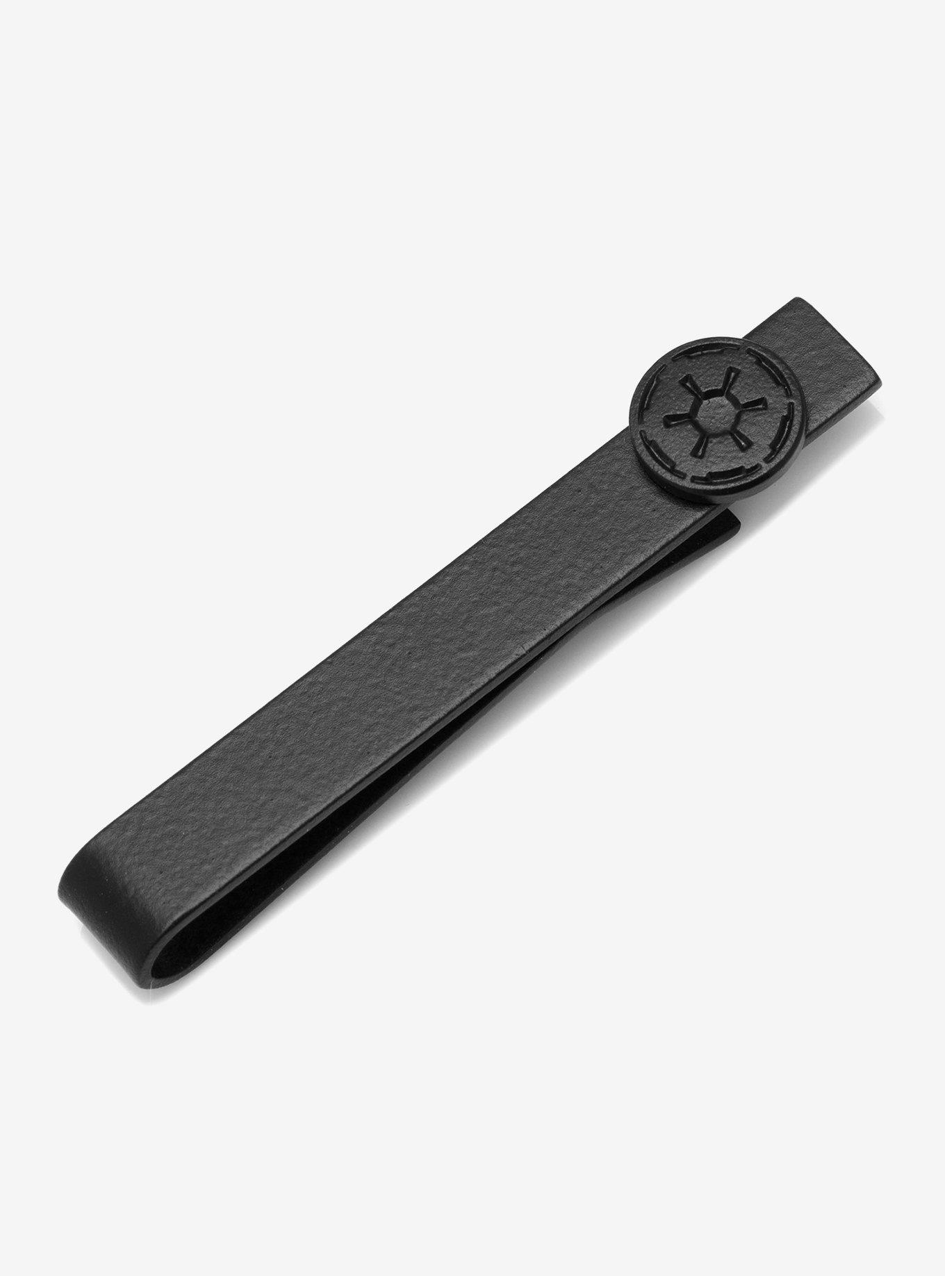 Star Wars Satin Black Imperial Symbol Tie Bar, , hi-res