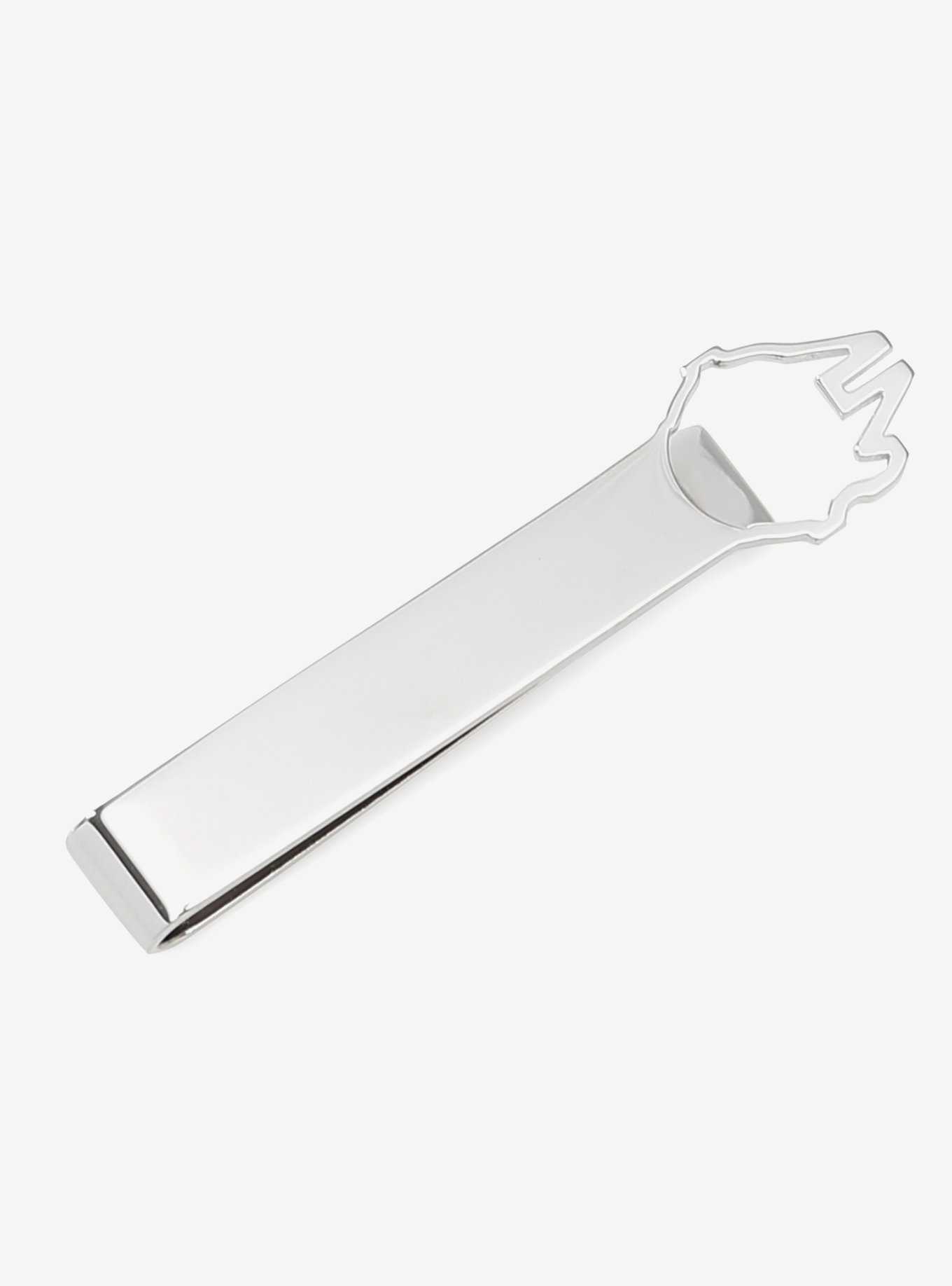 Star Wars Millennium Falcon Sterling Silver Cutout Tie Bar, , hi-res