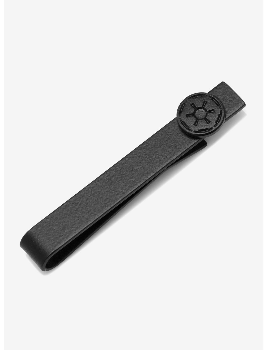 Star Wars Satin Black Imperial Symbol Tie Bar, , hi-res