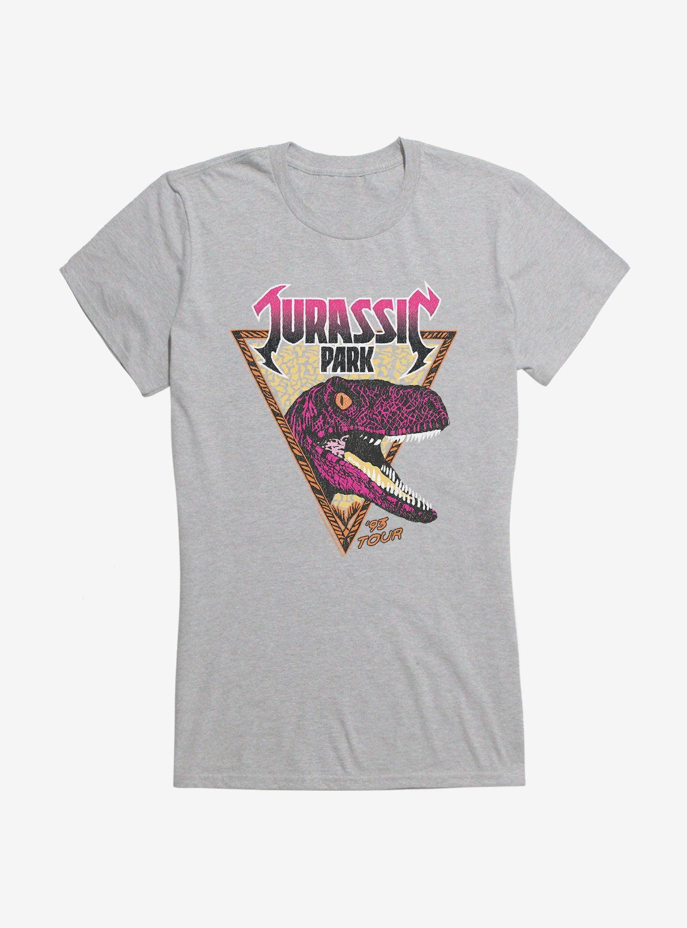 Jurassic Park Distress Dino Girls T-Shirt, HEATHER, hi-res