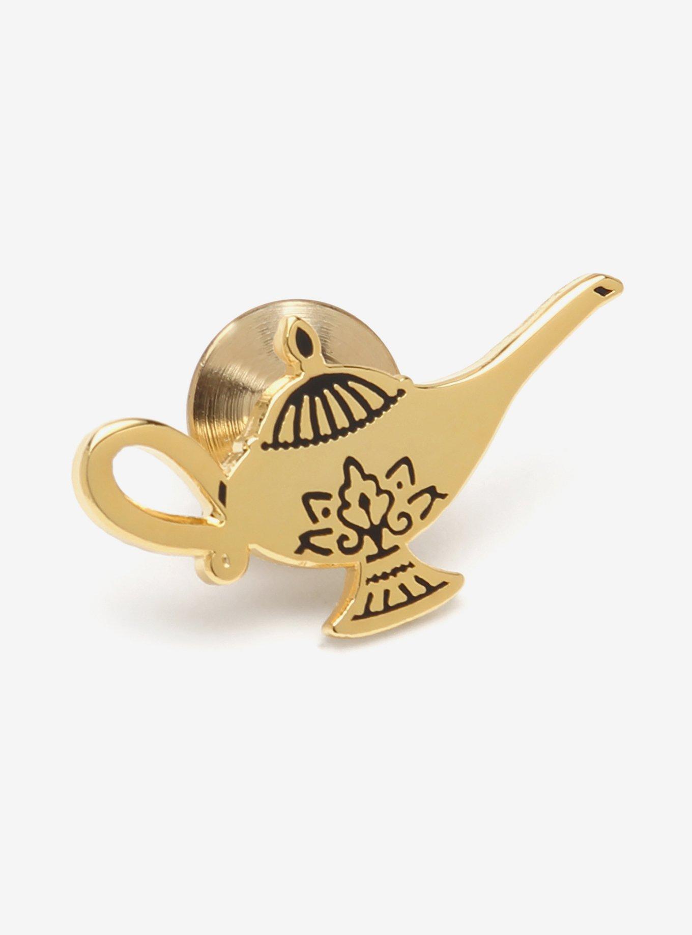 Disney Aladdin Gold Lamp Lapel Pin, , hi-res
