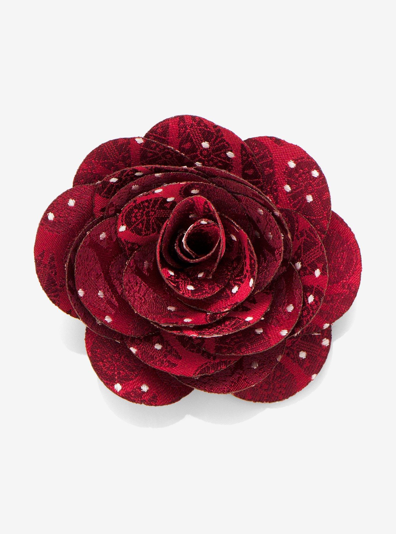 Star Wars Maroon Millennium Falcon Dot Blossom Lapel Flower, , hi-res
