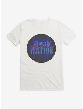 Nerf Nation Circle Graphic T-Shirt, WHITE, hi-res