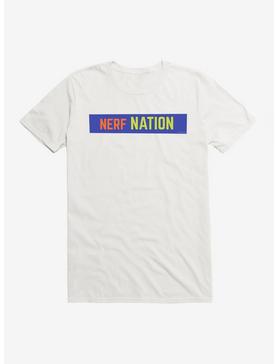Nerf Nation Box Logo Graphic T-Shirt, WHITE, hi-res
