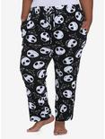 The Nightmare Before Christmas Jack Bats Girls Pajama Pants Plus Size, BLACK, hi-res