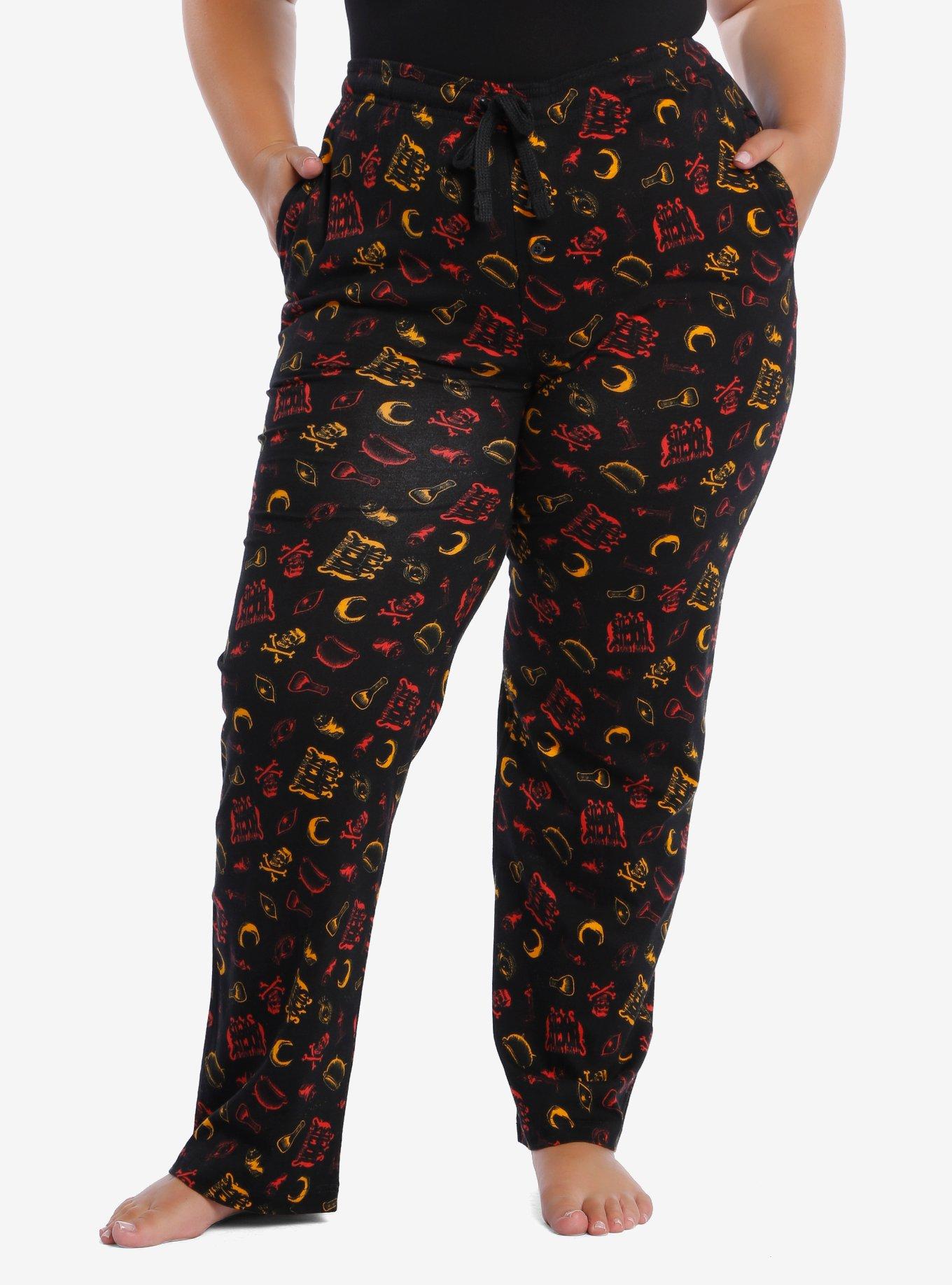 Disney Hocus Pocus Icons Girls Pajama Pants Plus Size