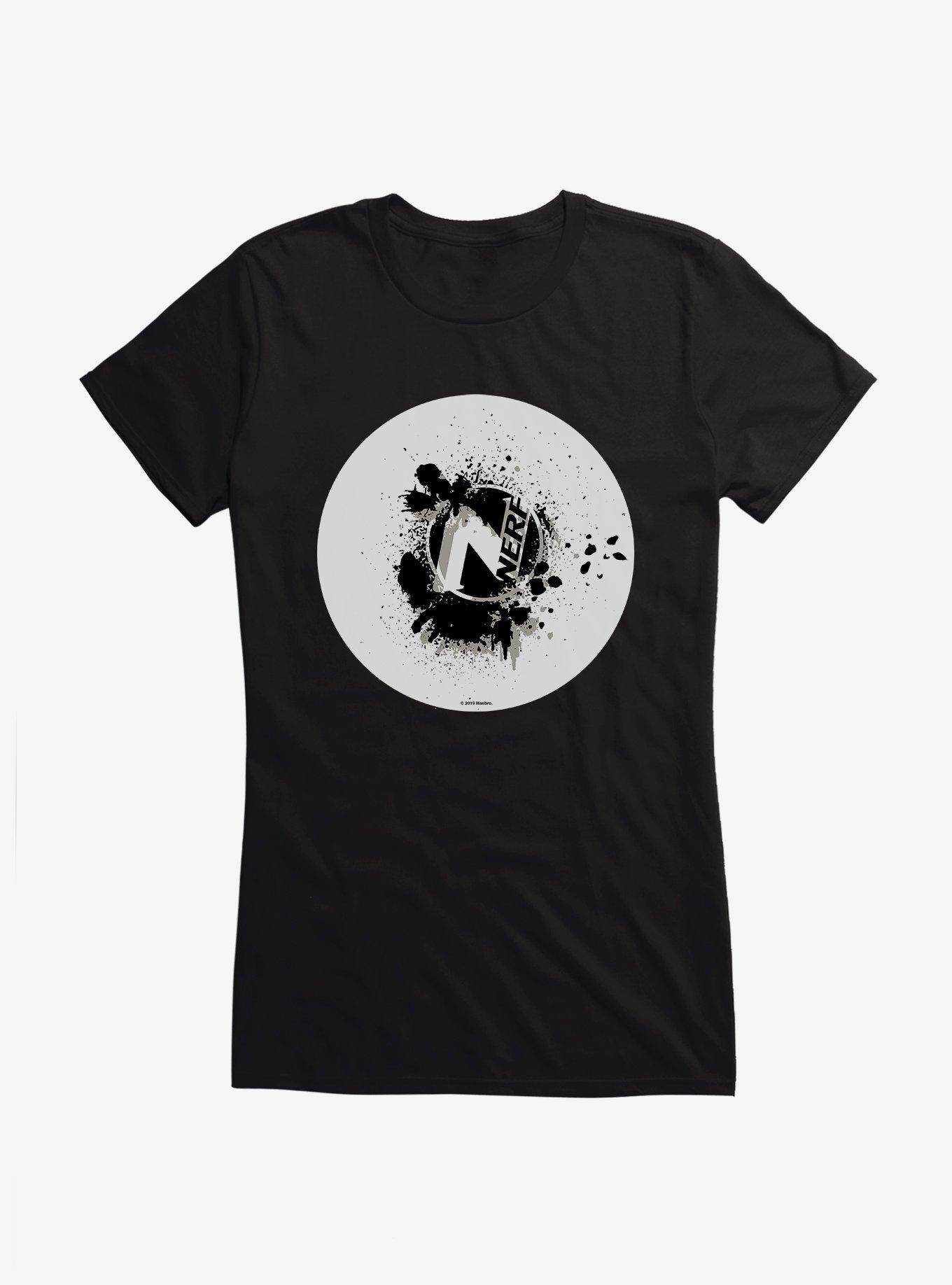 Nerf Ink Splatter Graphic Girls T-Shirt, , hi-res