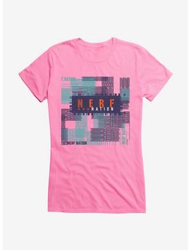 Nerf Nation Multi Lines Girls T-Shirt, , hi-res