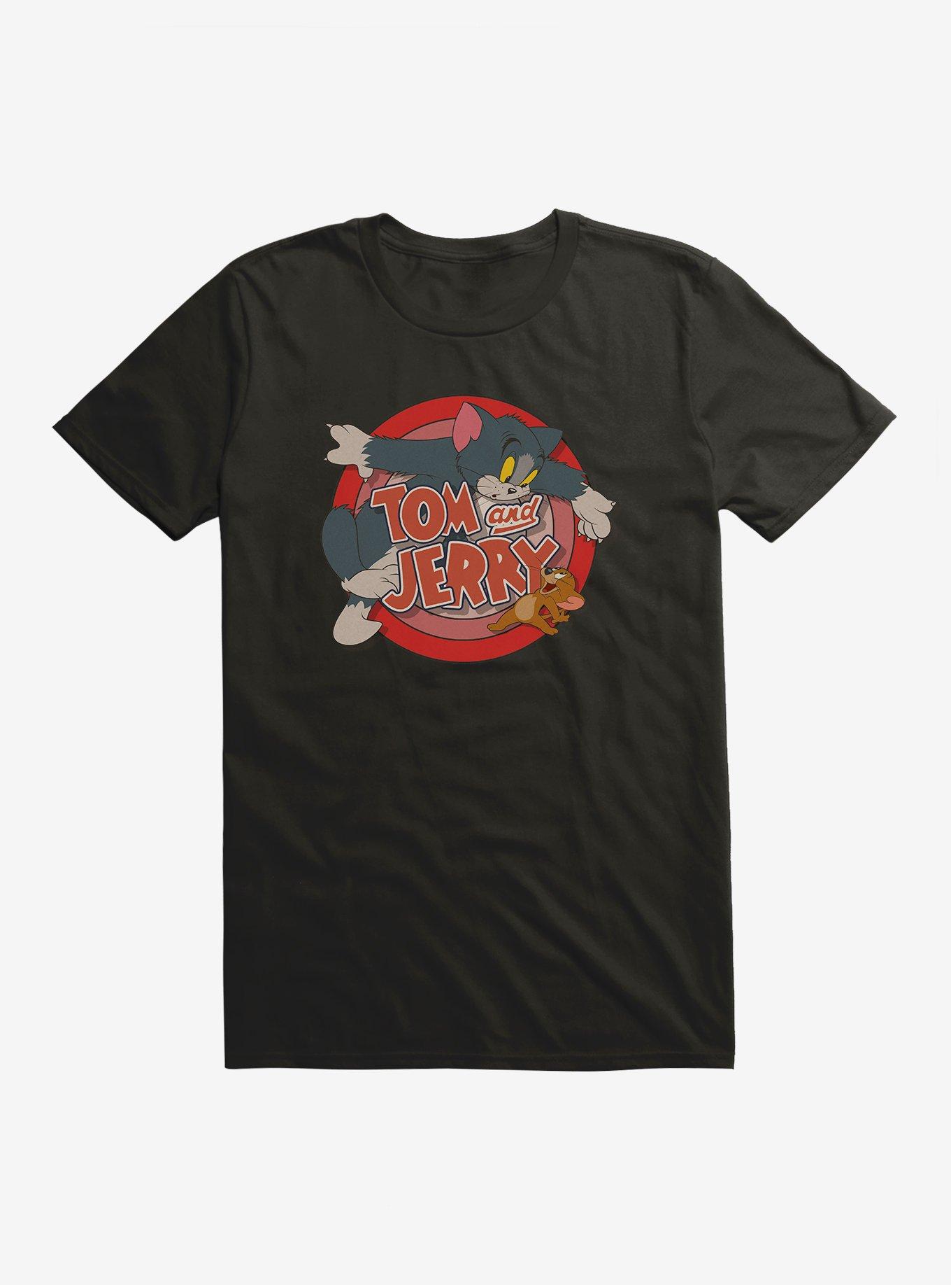 Tom And Jerry Bullseye Tom T-Shirt, BLACK, hi-res