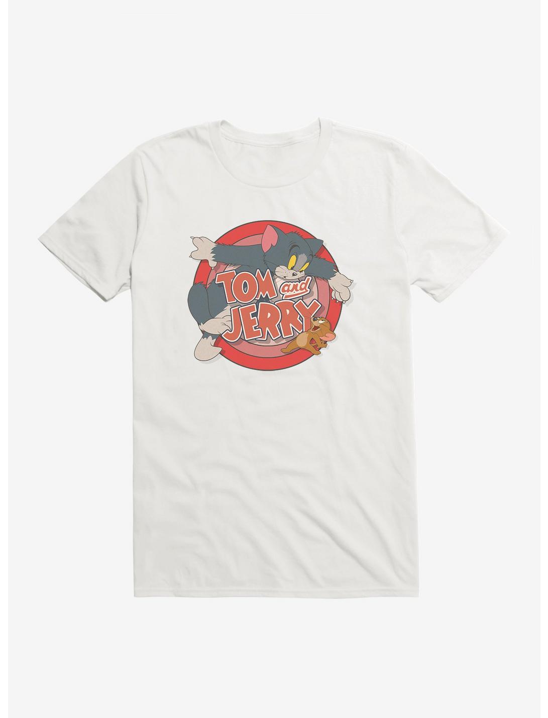 Tom And Jerry Bullseye Tom T-Shirt, WHITE, hi-res
