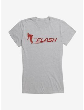 DC Comics The Flash Action Logo Girls T-Shirt, HEATHER, hi-res