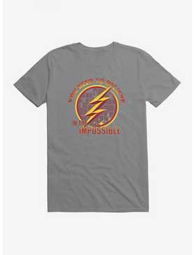 DC Comics The Flash Always Believe T-Shirt, STORM GREY, hi-res