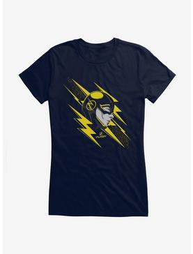 DC Comics The Flash Always Running Girls T-Shirt, NAVY, hi-res
