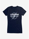 DC Comics The Flash Lightning Gave Me Abs Girls T-Shirt, NAVY, hi-res