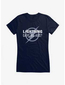 DC Comics The Flash Lightning Gave Me Abs Girls T-Shirt, , hi-res