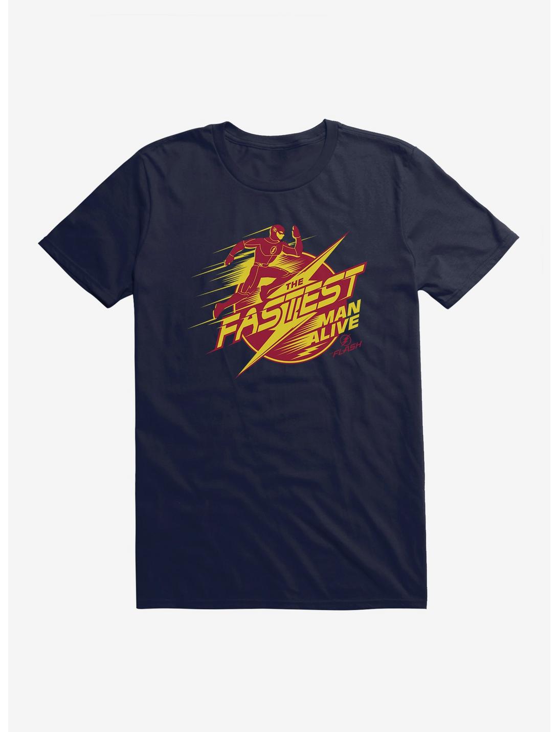 DC Comics The Flash Fastest Man T-Shirt, NAVY, hi-res