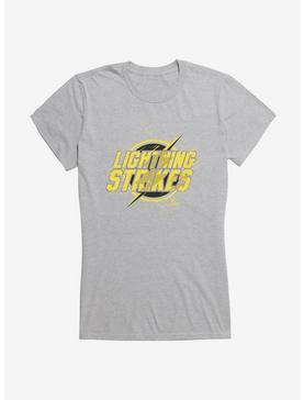 DC Comics The Flash Lightning Strikes Girls T-Shirt, HEATHER, hi-res