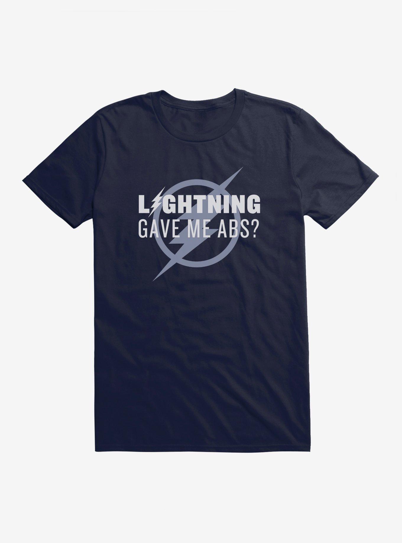 DC Comics The Flash Lightning Gave Me Abs T-Shirt, , hi-res