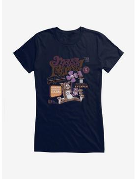 Tom And Jerry Cat And Mouse Game Girls T-Shirt, NAVY, hi-res