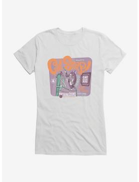Tom And Jerry Cat Snap Girls T-Shirt, WHITE, hi-res