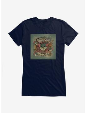 Tom And Jerry Saturday Morning Madness Girls T-Shirt, NAVY, hi-res