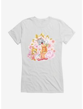 Tom And Jerry Chinese New Year Blossoms Girls T-Shirt, WHITE, hi-res