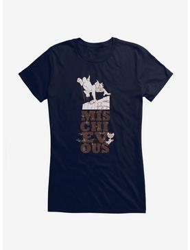 Tom And Jerry Mischievous Girls T-Shirt, NAVY, hi-res