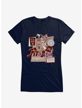 Tom And Jerry Mouse On A String Girls T-Shirt, NAVY, hi-res