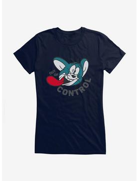 Tom And Jerry Out Of Control Tom Girls T-Shirt, NAVY, hi-res