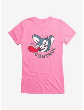 Tom And Jerry Out Of Control Tom Girls T-Shirt, , hi-res